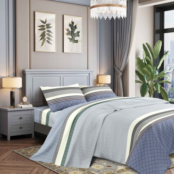 MW(1/2/3/6) / SET DE SÁBANAS DE ALGODÓN PREMIUM AMERICANA (CAJA X 24 UNDS)