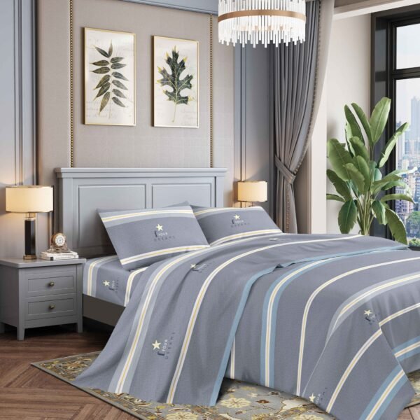 MW(1/2/3/6) / SET DE SÁBANAS DE ALGODÓN PREMIUM AMERICANA (CAJA X 24 UNDS)