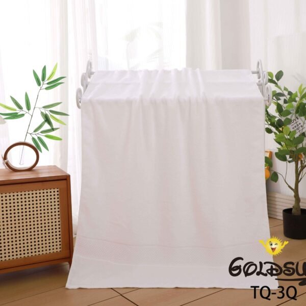 TQ - 3Q / TOALLA 100% ALGODÓN BORDADA EN ARGOLLA 80 X 150 CM (FARDO X 60 UNDS)