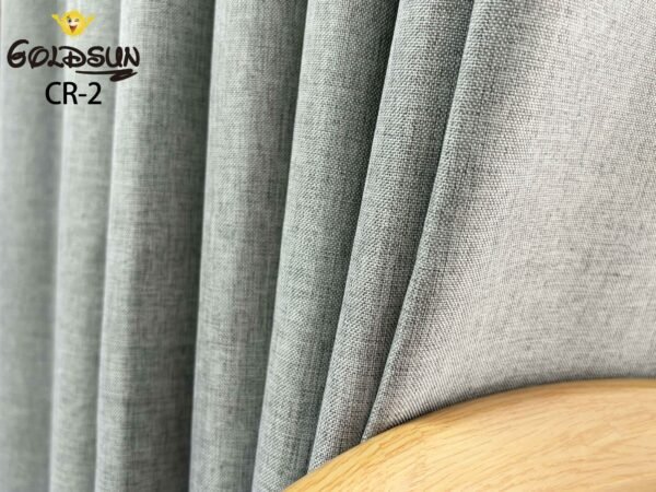 CR - 2 / CORTINAS DE LINO 100% BLACKOUT COLOR ENTERO (CAJA X 24 UNDS)