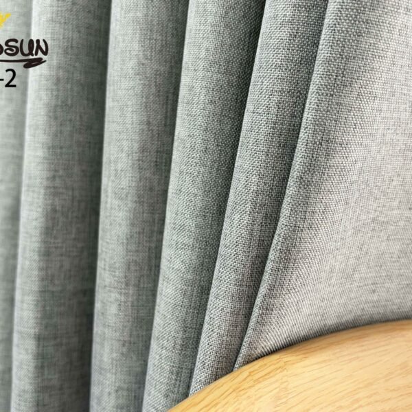 CR - 2 / CORTINAS DE LINO 100% BLACKOUT COLOR ENTERO (CAJA X 24 UNDS)