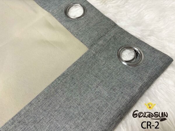 CR - 2 / CORTINAS DE LINO 100% BLACKOUT COLOR ENTERO (CAJA X 24 UNDS)