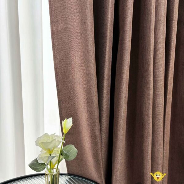 CR - 2 / CORTINAS DE LINO 100% BLACKOUT COLOR ENTERO (CAJA X 24 UNDS)