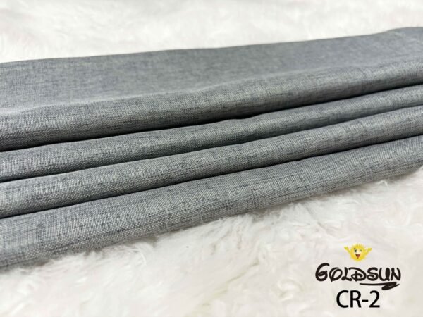 CR - 2 / CORTINAS DE LINO 100% BLACKOUT COLOR ENTERO (CAJA X 24 UNDS)