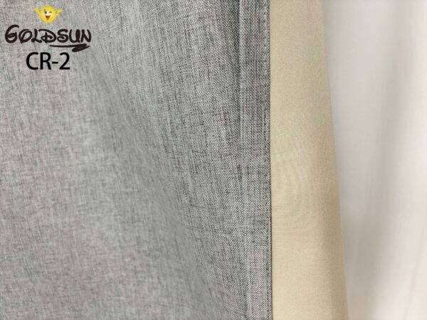 CR - 2 / CORTINAS DE LINO 100% BLACKOUT COLOR ENTERO (CAJA X 24 UNDS)