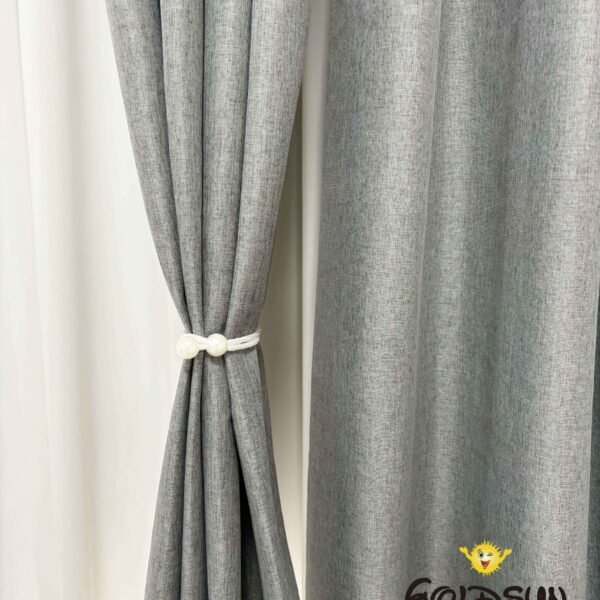 CR - 2 / CORTINAS DE LINO 100% BLACKOUT COLOR ENTERO (CAJA X 24 UNDS)