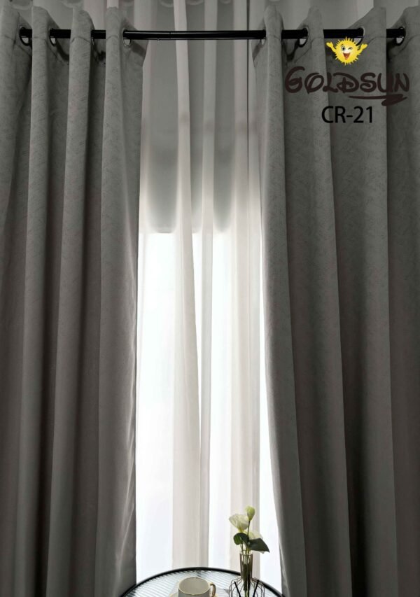 CR - 21 / CORTINAS BLACKOUT COLOR ENTERO (CAJA X 24 UNDS)