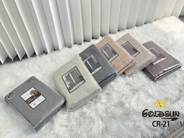 CR - 21 / CORTINAS BLACKOUT COLOR ENTERO (CAJA X 24 UNDS)