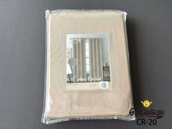 CR - 20 / CORTINAS BLACKOUT COLOR ENTERO (CAJA X 24 UNDS)