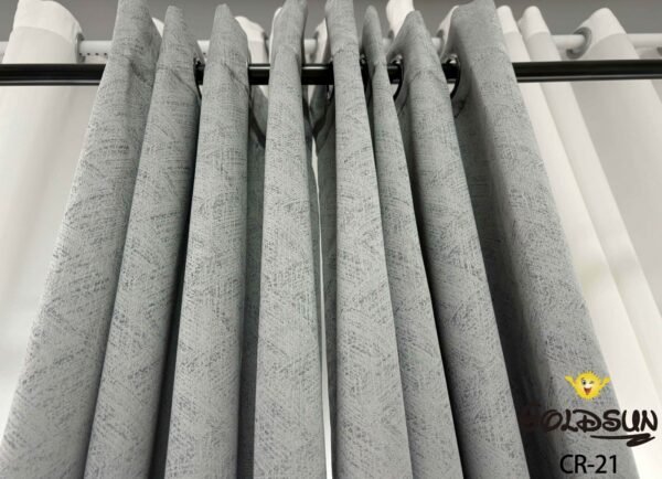 CR - 21 / CORTINAS BLACKOUT COLOR ENTERO (CAJA X 24 UNDS)
