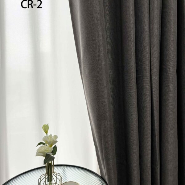 CR - 2 / CORTINAS DE LINO 100% BLACKOUT COLOR ENTERO (CAJA X 24 UNDS)