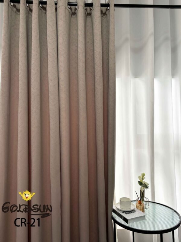 CR - 21 / CORTINAS BLACKOUT COLOR ENTERO (CAJA X 24 UNDS)