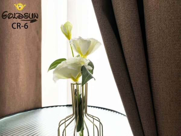 CR - 6 / CORTINAS DE LINO BLACKOUT PREMIUM COLOR ENTERO (CAJA X 24 UNDS)