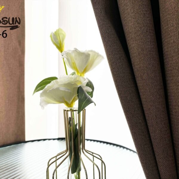 CR - 6 / CORTINAS DE LINO BLACKOUT PREMIUM COLOR ENTERO (CAJA X 24 UNDS)