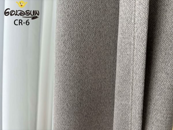 CR - 6 / CORTINAS DE LINO BLACKOUT PREMIUM COLOR ENTERO (CAJA X 24 UNDS)