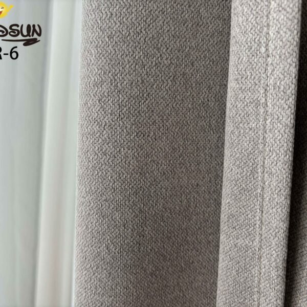 CR - 6 / CORTINAS DE LINO BLACKOUT PREMIUM COLOR ENTERO (CAJA X 24 UNDS)