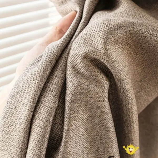 CR - 6 / CORTINAS DE LINO BLACKOUT PREMIUM COLOR ENTERO (CAJA X 24 UNDS)