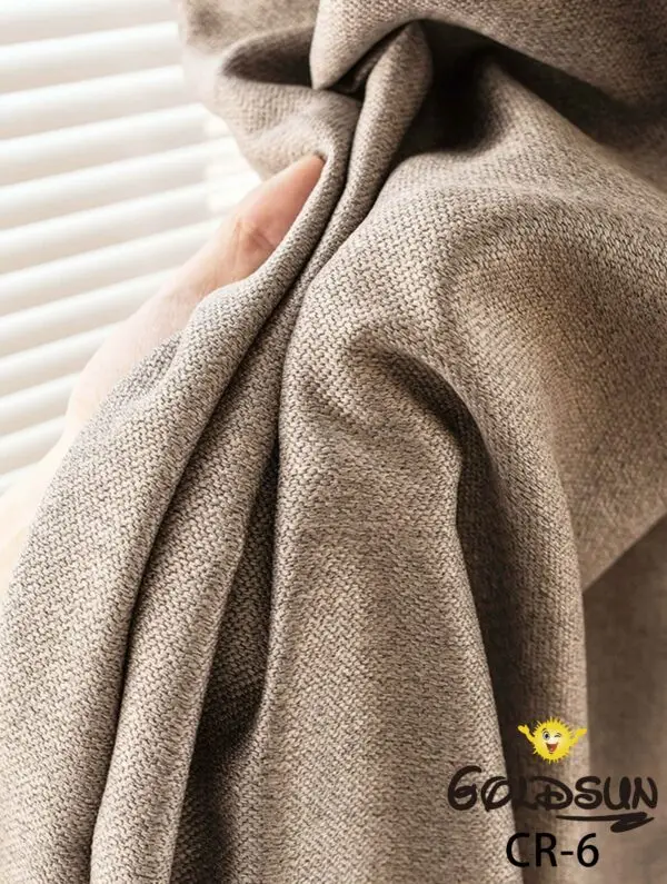 CR - 6 / CORTINAS DE LINO BLACKOUT PREMIUM COLOR ENTERO (CAJA X 24 UNDS)