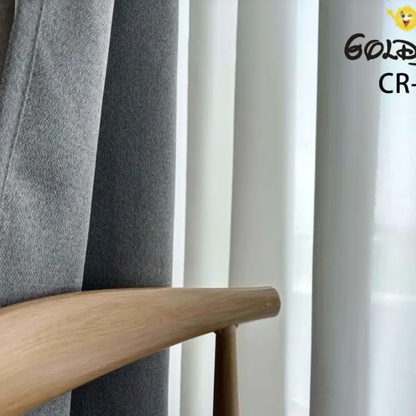 CR - 6 / CORTINAS DE LINO BLACKOUT PREMIUM COLOR ENTERO (CAJA X 24 UNDS)