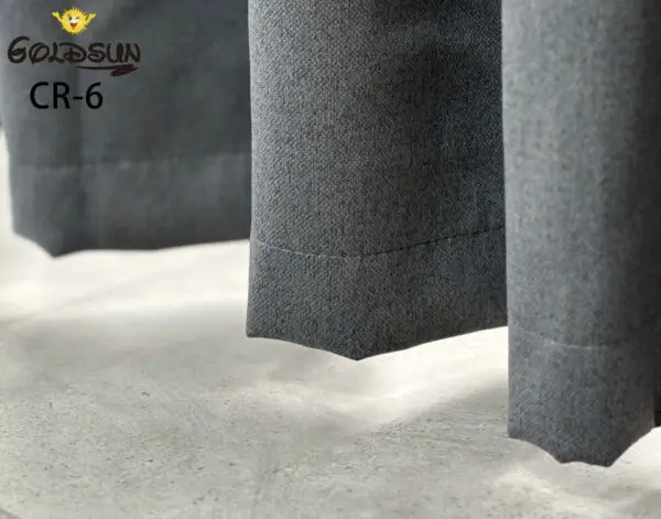 CR - 6 / CORTINAS DE LINO BLACKOUT PREMIUM COLOR ENTERO (CAJA X 24 UNDS)