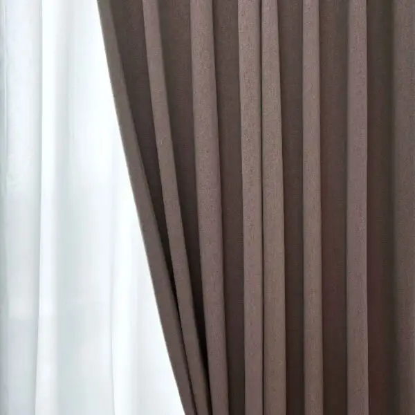 CR - 6 / CORTINAS DE LINO BLACKOUT PREMIUM COLOR ENTERO (CAJA X 24 UNDS)