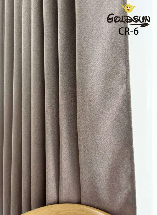 CR - 6 / CORTINAS DE LINO BLACKOUT PREMIUM COLOR ENTERO (CAJA X 24 UNDS)