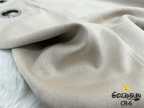 CR - 6 / CORTINAS DE LINO BLACKOUT PREMIUM COLOR ENTERO (CAJA X 24 UNDS)