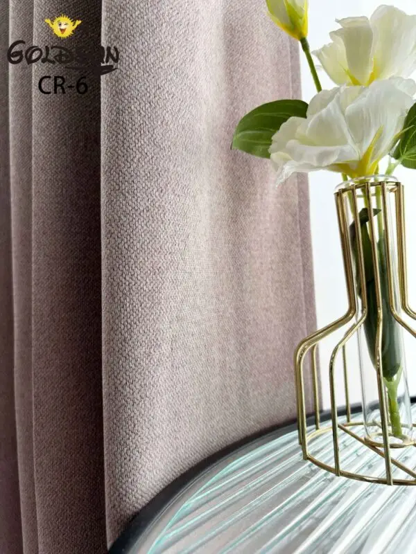 CR - 6 / CORTINAS DE LINO BLACKOUT PREMIUM COLOR ENTERO (CAJA X 24 UNDS)