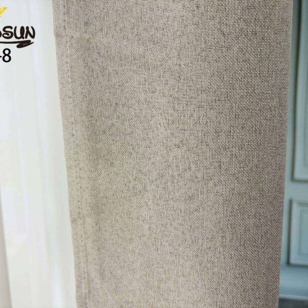 CR - 8 / CORTINAS DE LINO BLACKOUT COLOR ENTERO (CAJA X 24 UNDS)