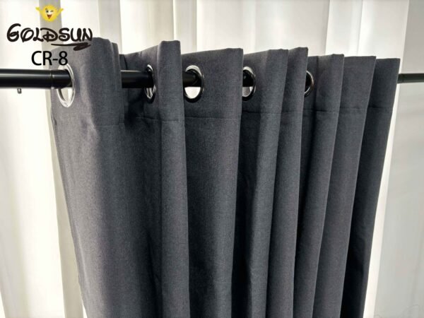 CR - 8 / CORTINAS DE LINO BLACKOUT COLOR ENTERO (CAJA X 24 UNDS)