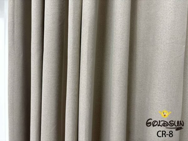 CR - 8 / CORTINAS DE LINO BLACKOUT COLOR ENTERO (CAJA X 24 UNDS)