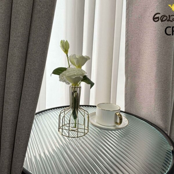 CR - 8 / CORTINAS DE LINO BLACKOUT COLOR ENTERO (CAJA X 24 UNDS)