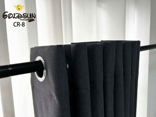 CR - 8 / CORTINAS DE LINO BLACKOUT COLOR ENTERO (CAJA X 24 UNDS)