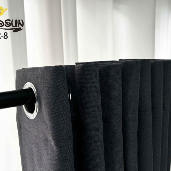 CR - 8 / CORTINAS DE LINO BLACKOUT COLOR ENTERO (CAJA X 24 UNDS)