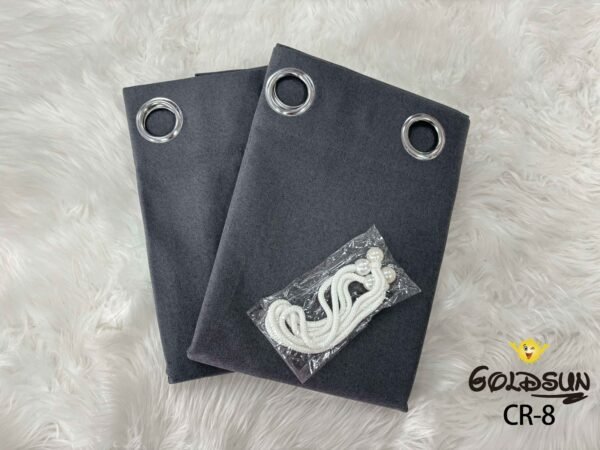 CR - 8 / CORTINAS DE LINO BLACKOUT COLOR ENTERO (CAJA X 24 UNDS)