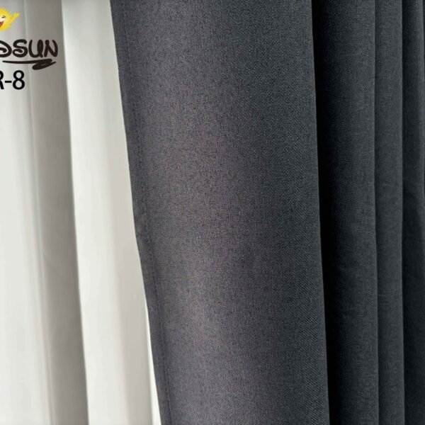 CR - 8 / CORTINAS DE LINO BLACKOUT COLOR ENTERO (CAJA X 24 UNDS)