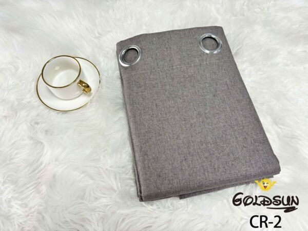 CR - 2 / CORTINAS DE LINO 100% BLACKOUT COLOR ENTERO (CAJA X 24 UNDS)