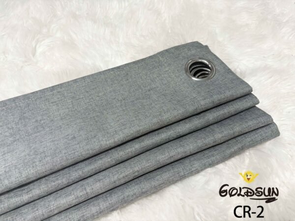 CR - 2 / CORTINAS DE LINO 100% BLACKOUT COLOR ENTERO (CAJA X 24 UNDS)
