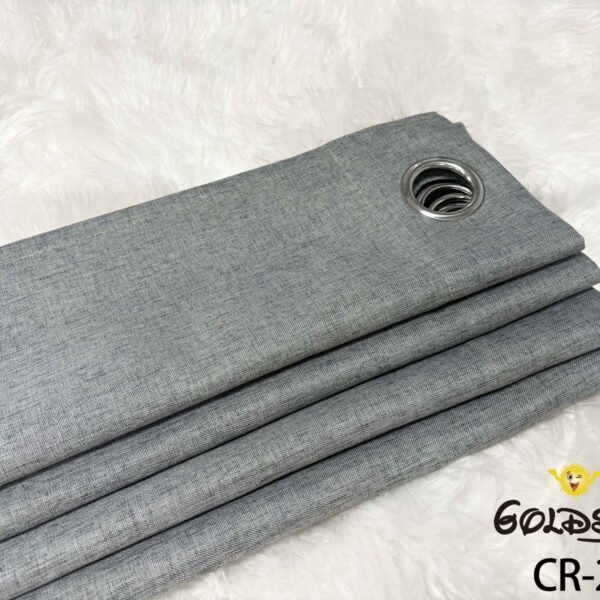 CR - 2 / CORTINAS DE LINO 100% BLACKOUT COLOR ENTERO (CAJA X 24 UNDS)
