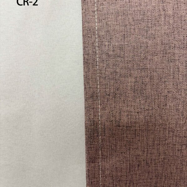 CR - 2 / CORTINAS DE LINO 100% BLACKOUT COLOR ENTERO (CAJA X 24 UNDS)