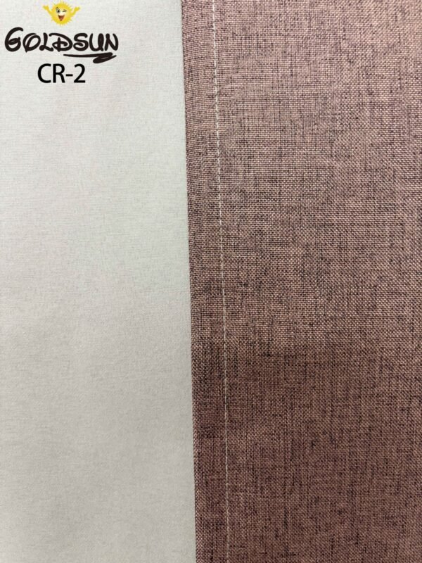 CR - 2 / CORTINAS DE LINO 100% BLACKOUT COLOR ENTERO (CAJA X 24 UNDS)