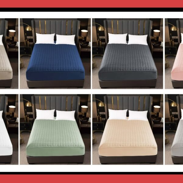 UM - 2 / PROTECTOR DE COLCHÓN IMPERMEABLE CON CIERRE (FARDO X 24 UNDS)