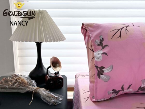 NANCY (1/2/3P) / SET DE SÁBANAS 4 PIEZAS ESTAMPADA (CAJA X 42 UNDS)