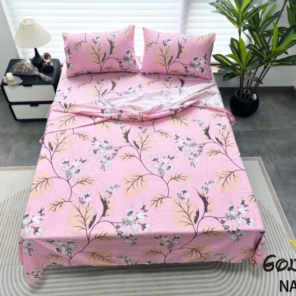 NANCY (1/2/3P) / SET DE SÁBANAS 4 PIEZAS ESTAMPADA (CAJA X 42 UNDS)