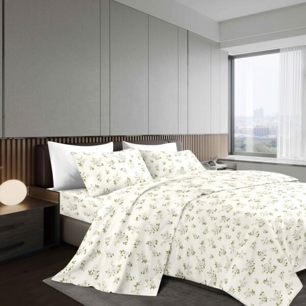 NANCY (1/2/3P) / SET DE SÁBANAS 4 PIEZAS ESTAMPADA (CAJA X 42 UNDS)