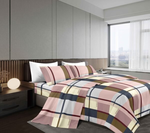 NANCY (1/2/3P) / SET DE SÁBANAS 4 PIEZAS ESTAMPADA (CAJA X 42 UNDS)