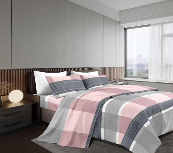 NANCY (1/2/3P) / SET DE SÁBANAS 4 PIEZAS ESTAMPADA (CAJA X 42 UNDS)