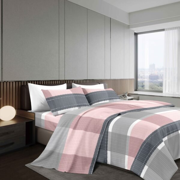 NANCY (1/2/3P) / SET DE SÁBANAS 4 PIEZAS ESTAMPADA (CAJA X 42 UNDS)