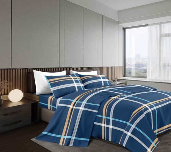 NANCY (1/2/3P) / SET DE SÁBANAS 4 PIEZAS ESTAMPADA (CAJA X 42 UNDS)