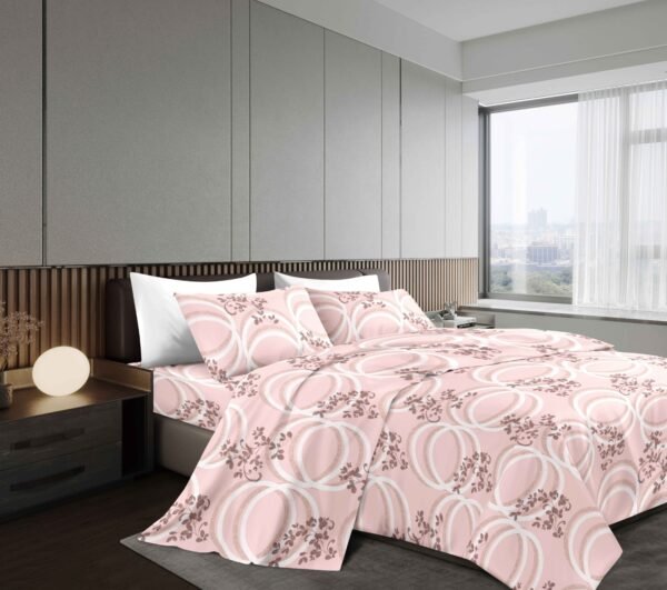 NANCY (1/2/3P) / SET DE SÁBANAS 4 PIEZAS ESTAMPADA (CAJA X 42 UNDS)